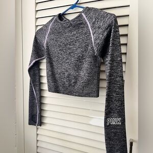 Long Sleeve Cropped Workout Top